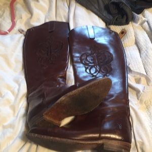 Frye genuine leather riding boots